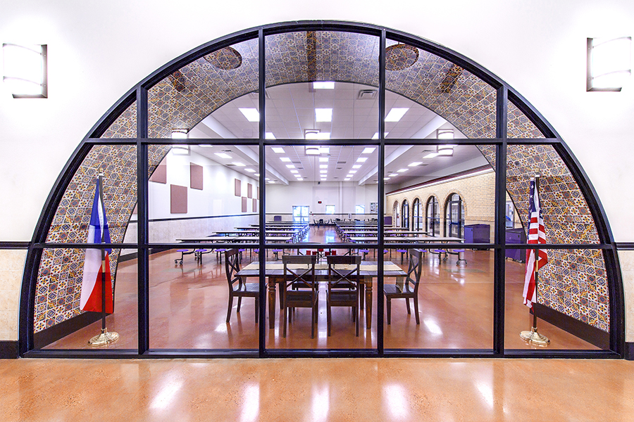 Driscoll cafeteria window